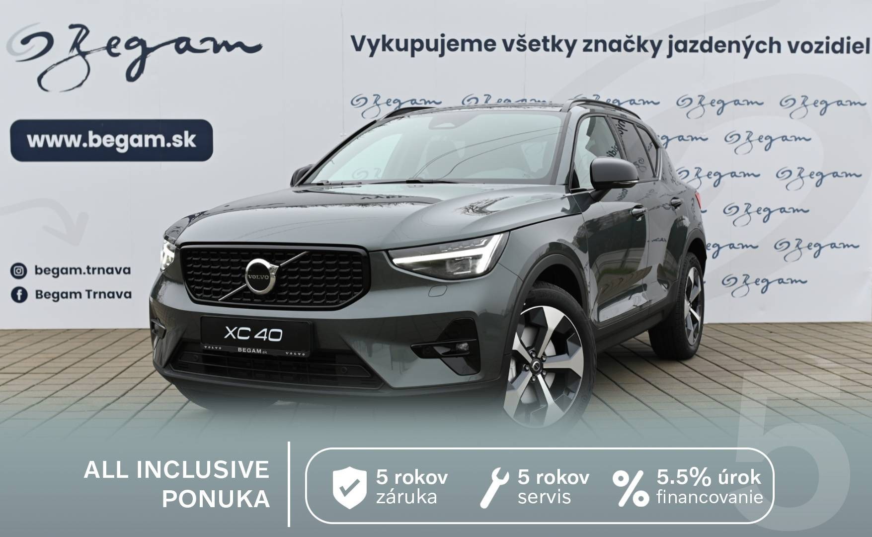 Volvo XC40 B3 (P) PLUS DARK AT FWD DCT
